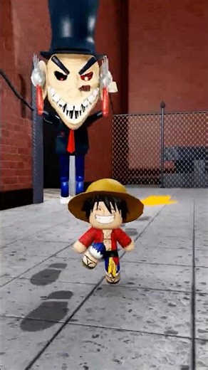 Luffy Plays SIR SCARY'S MANSION (SCARY OBBY) ROBLOX 😱 #roblox #shorts