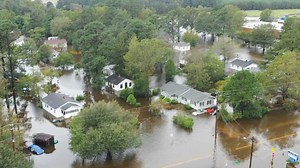 Video shows severe flooding in North Carolina