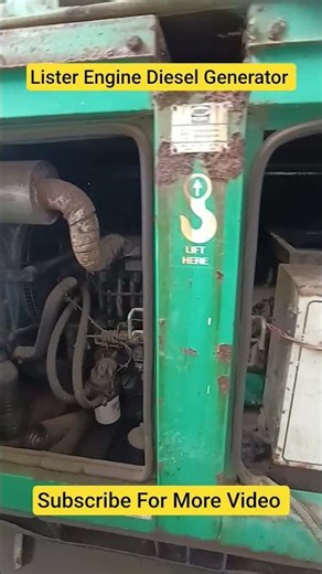 Lister Engine Diesel Generator Set #listerengine #dg