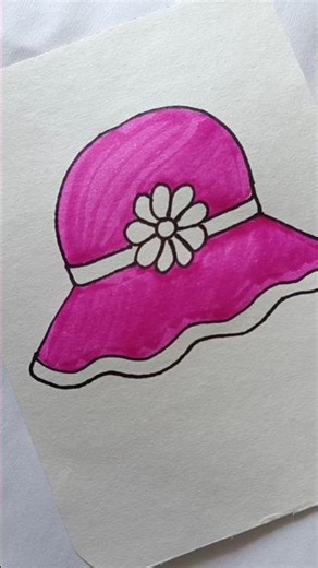 hat drawing #cap#art #painting