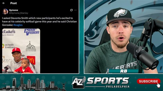 DeVonta Smith may have teased something huge for the Eagles