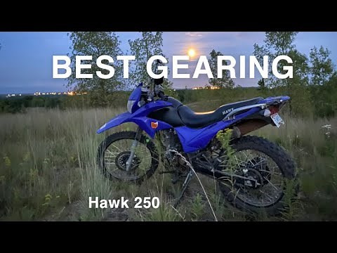 BEST GEARING you can run on a HAWK 250 IMO