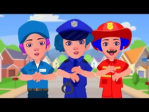 The Policeman's Song - Baby Rhymes - Children's Music - Bopzee Kids