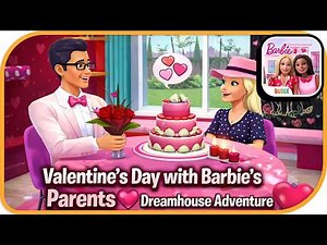 Barbie Family Valentine Dinner 💕 | Dreamhouse Adventure | Budge Studios | 1386 I 4K | HayDay