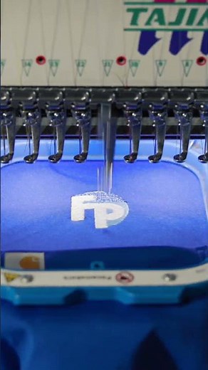 Custom Embroidery Magic: Watch Your Brand Come to Life! ✨#embroidery #brandedmerch #behindthescenes