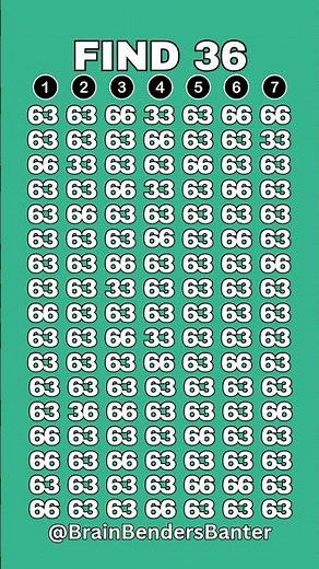 Test Your COGNITIVE Brain Skills With This FAST Number Game! #shorts
