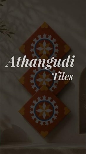 Athangudi inspired tile collection at The Tile Store Vanagaram. Visit us Today!