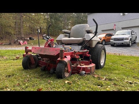 It’s Mowing Time!! Idler pulley replacement on the ExMark 44” zero Turn!!!