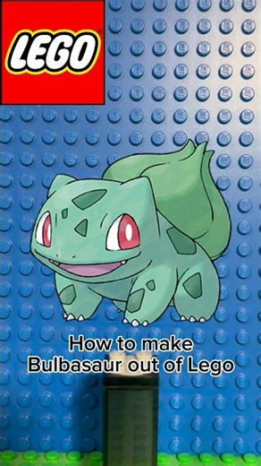 How to make Bulbasaur out of Lego #lego #pokemon