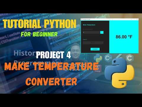 4 Python Project Tkinter - Make Temperature Converter + Source Code