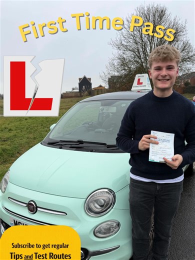 Passed Driving Test First Time in Southend