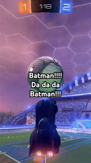FLEW LIKE THE BATPLANE #fun #batman #thedarkknight #ps5 #rl #rocketleague #futbol #soccer #ttv