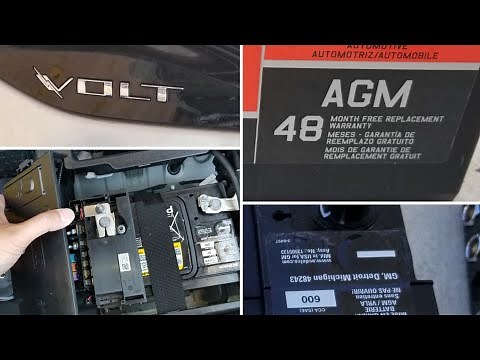 DIY: 2016-2019 CHEVY VOLT -12 Volt AGM Battery Replacement!