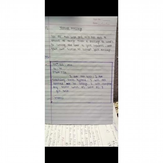 Drafting Virtual Message class 12th writing skills english #virtualmessage #englishgrammer