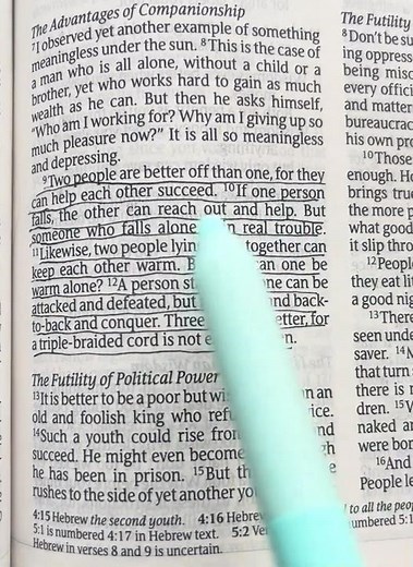 Ecclesiastes Chapter 4:9-12 #saviour #jesuschrist #childofgod