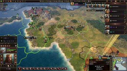 旧世界old world新手教学16，疯狂补文化和科技在147-156回合