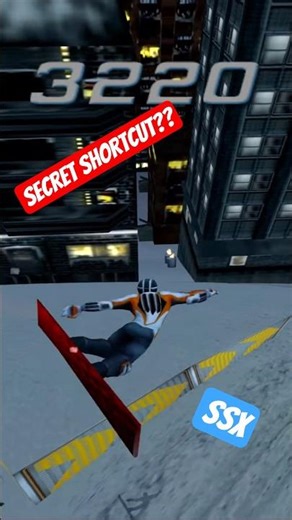 Did you ever take this shortcut in SSX?? #ssx #ps2games #retrogaming