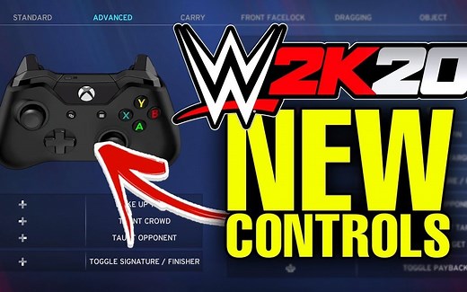 【WWE2K20】新的键位操作教程