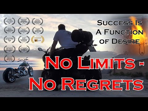 MOTORCYCLE Travel ACROSS AMERICA Road Trip - No LIMITS - No REGRETS Motorcycle Movie