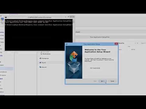 Set Windows Installer property from the command line