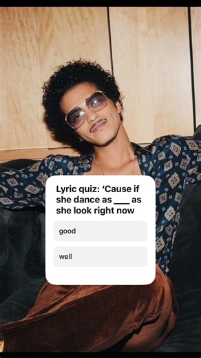 Complete the lyric - I Just Might