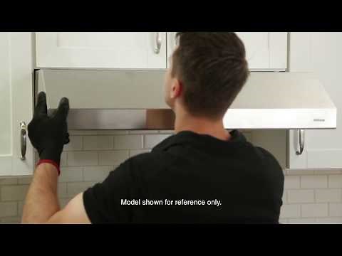 Broan Glacier Series Installation - 250 and 300 CFM