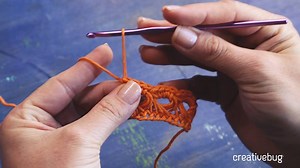 Want to learn how to do broomstick lace? Looking for a cute last-minute gift? Kill two birds with one stone with Marly Bird's new Crocheted Broomstick Lace Bracelet class. If you love Marly Bird, you'll also love her other classes on Creativebug: https://www.creativebug.com/instructors/marly-bird | Creativebug