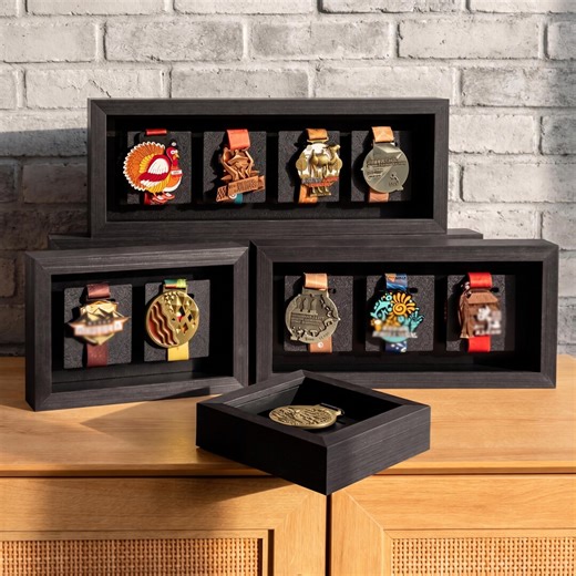 Natural Wood Medal Display Frame, Shadow Box for Medals Pins Awards - Etsy