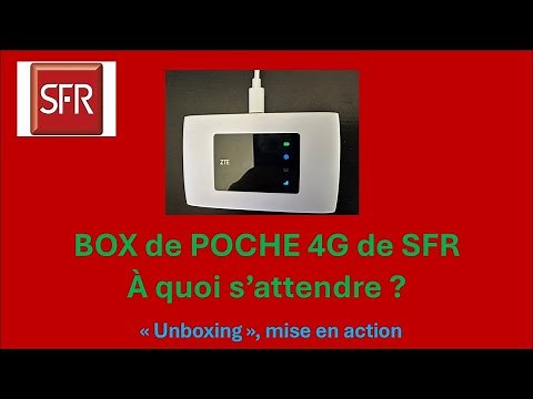 SFR's 4G Pocket Box. What to expect? Unboxing, putting it into action.