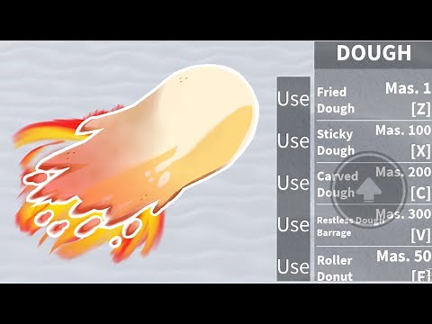Dough fruit all abilities showcase in 1 minute.. (Blox Fruits)