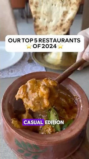⭐️ OUR TOP 5 RESTAURANTS OF 2024 ⭐️
