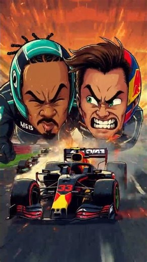 Lewis Hamilton vs Max Verstappen – Epic Cartoon F1 Showdown! #formula1 #roblox #sports #cartoon