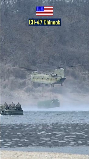 This Chinook Builds a Bridge in Minutes 😳 | Insane Military Engineering at Work 🚁