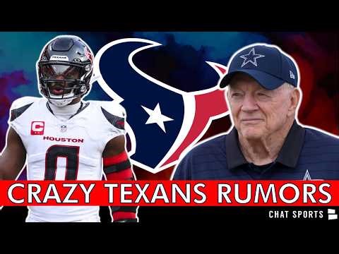 CRAZY Texans Trade Rumors… Cowboys Calling About Azeez Al-Shaair + D-Hop Or D.J. Reader Returning?