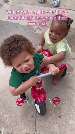 For those of you eating me up in the comments on my last video…No, I dont have a favorite; yes, I tell my son NO and redirect him to other options; yes, I have more than one bike and they still fight. #twinmom #twosetsoftwins #motherhood #4under2 #momofmultiples #sharingiscaring #sharinggoeswrong