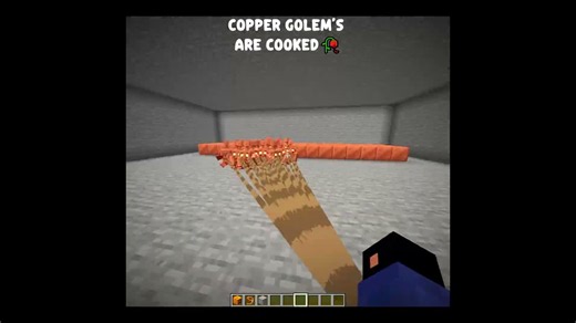 Minecraft Copper Golem Moment🥀 #minecraft