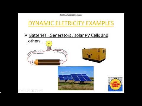 Types of Electricity | Difference between Static & Dynamic Electricity