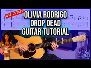 Olivia Rodrigo – drop dead Guitar Tutorial Lesson