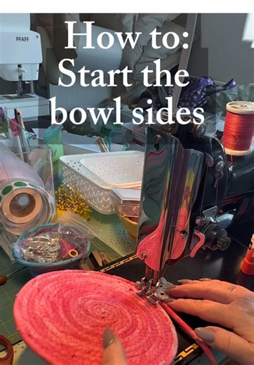 Adding a few how to videos for those who’d like to try to make a bowl. Note that the geometry of your particular machine will determine the possible angle of the bottom/sides of your bowl. Also remember that this is the way I do it. I’m sure there are other techniques, but I can only share what I know. Also, the rotary cutter blade and clothesline are available in my shop (link in bio). Purchasing these items is a great way to support my small business! #howto #diy #maker #sewingtutorial