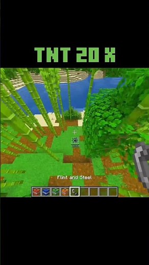 OP TNT 💣🔥 Minecraft Explosion is INSANE!" #minecraft