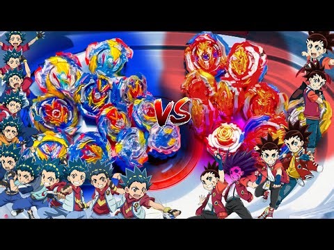 ⚔️ - EVERY VALKYRIE vs EVERY ACHILLES Beyblade Burst Reallife Battle in 2025!