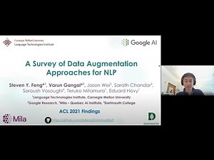 Talk for Google Research - Data Augmentation for NLP [Steven Y. Feng, Varun Gangal]