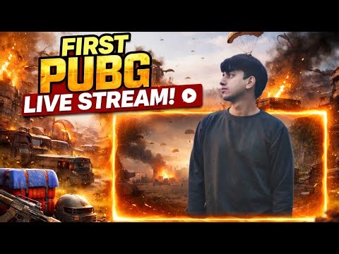PUBG PC LIVE STREAM [DAY-1]