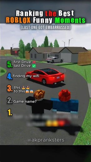 Ranking the Best ROBLOX Funny Moments😂💀 #shortsvideo #shorts