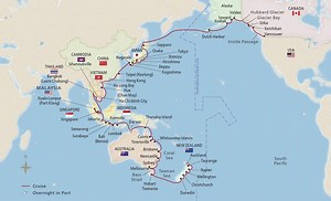 Grand Pacific Explorer - Viking (93 Night Cruise from Vancouver to Auckland)