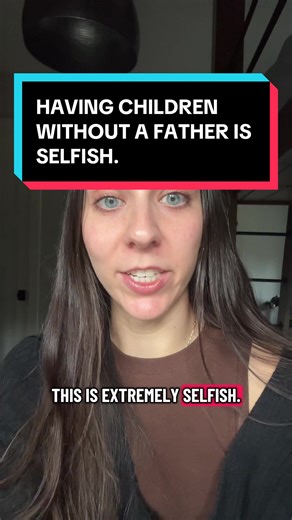 What are your thoughts on fatherless IVF babies? Comment harmless or selfish 👇🏼#catholic #christian #christiantiktok #catholictiktok #catholicism