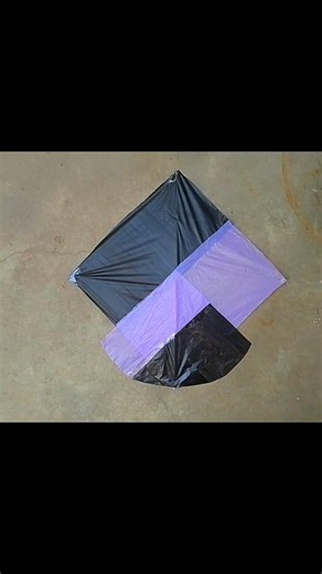 Plastic Bag Kite Making 🪁 | Easy DIY Kite at Home #shorts