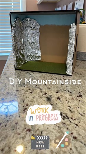 DIY Mountainside Miniature Model Making