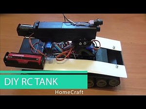 How To Make a Remote Controlled Tank // HomeCraft