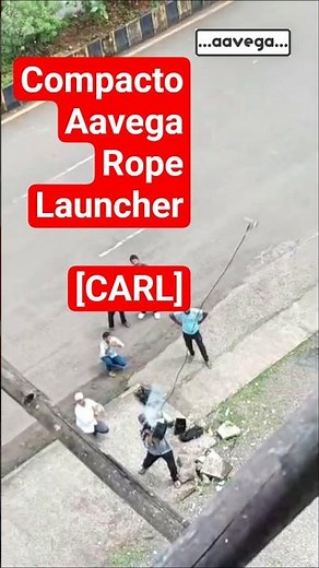 Compacto Aavega Rope Launcher - (CARL.) - The Perfect Rope Launcher for Tactical Use.